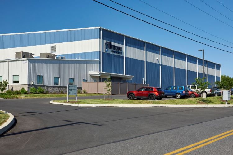 Exterior of warehouse.