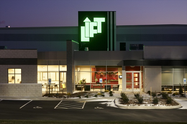 Lift Inc, exterior overall view.