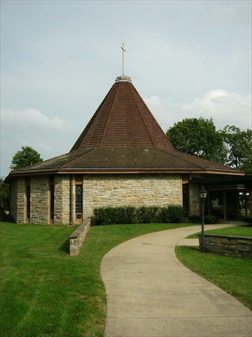 St. John United Church of Christ exterior building of main chapel.