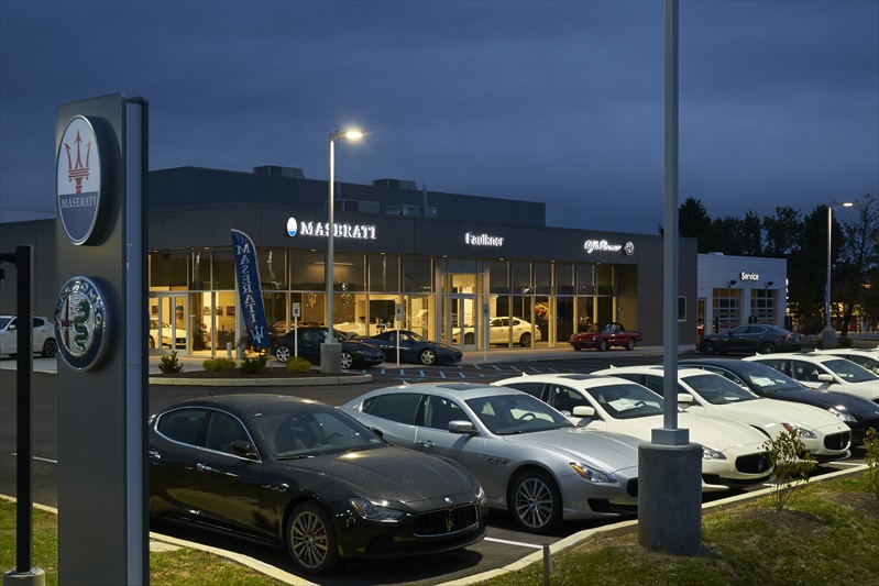 Faulkner Maserati exterior overall view.